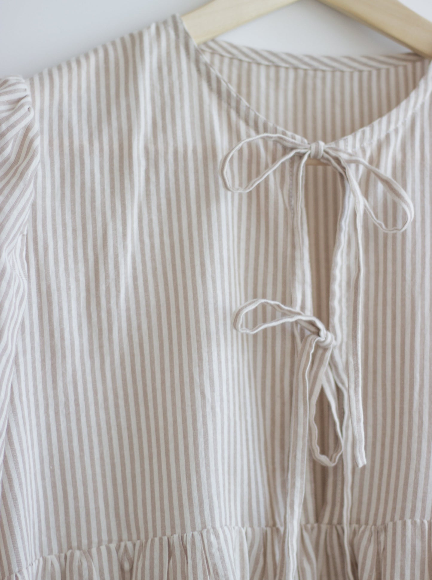 SAND STRIPPED SOPHIE BLOUSE