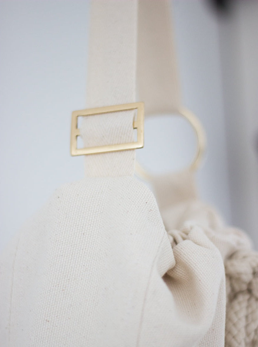 BEIGE CANVAS LAGOM BAG